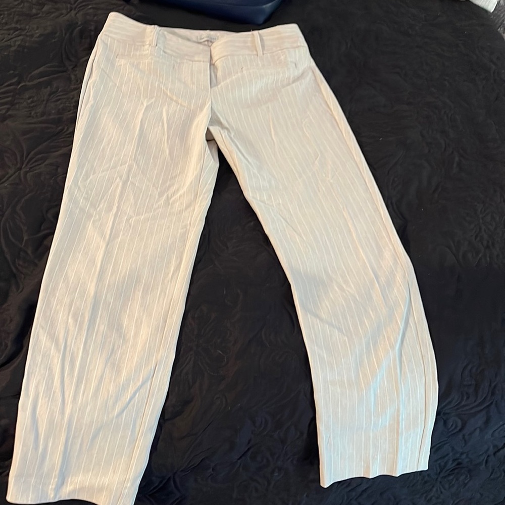 Van Heusen oatmeal colored pants sz 8 NWT
